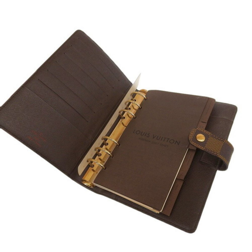LOUIS VUITTON Damier Agenda MM Notebook Cover R20701 Brown Ladies - Picture 6 of 9